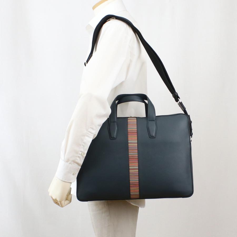 Paul Smith ポールスミス ブリーフケース M1A6603 BMULTI 43 メンズ ネイビーの画像