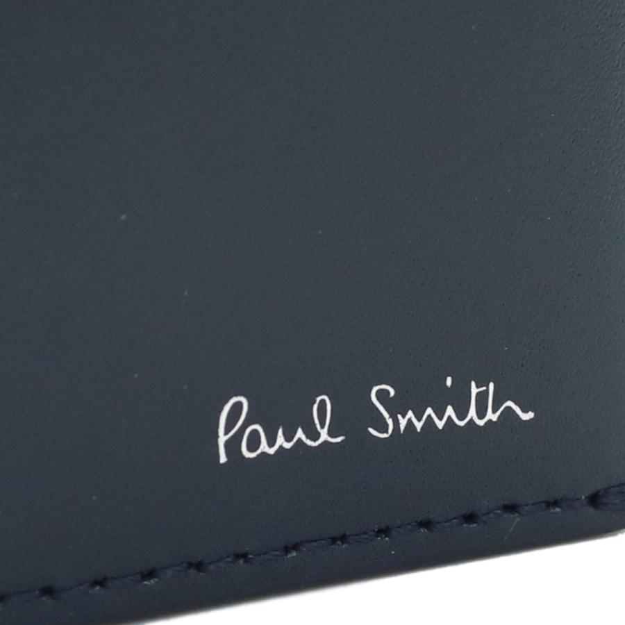 ポールスミス Paul Smith 二折財布小銭入付き メンズ M1A7632 LTRISI 47 BLUE ネイビー系 wallet-01 mini-01  父の日｜bighit｜02