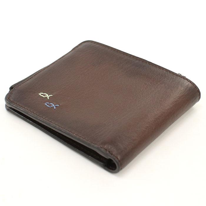 Paul Smith（ポール・スミス） 二折財布小銭入付き メンズ ブラウン
