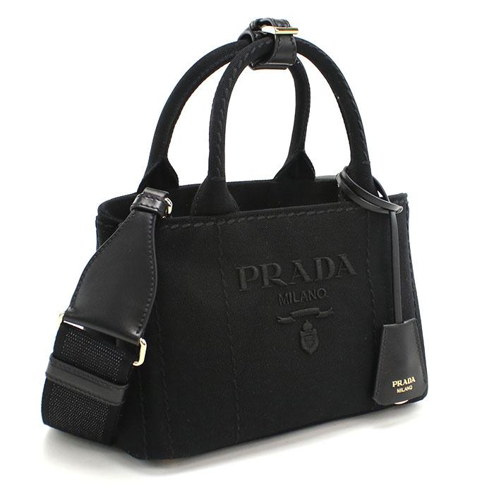 PRADA（プラダ） CANAPA RICAMO カナパ ハンドバッグ 2WAY ショルダー 