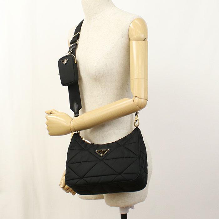 PRADA（プラダ） TESSUTO QUILTING ショルダーバッグ Re-Nylon 1BC151