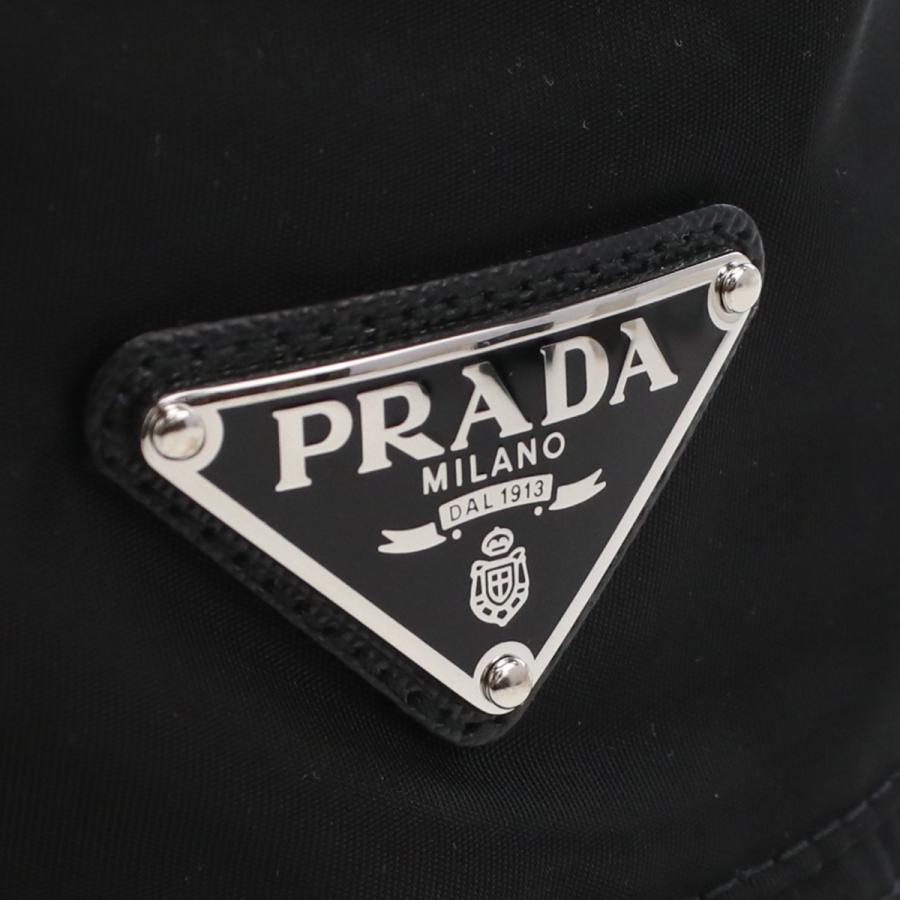 プラダ PRADA ユニセックス バケットハット 1HC137 2DMI F0002 NERO ブラック cap-01 母の日｜bighit｜03