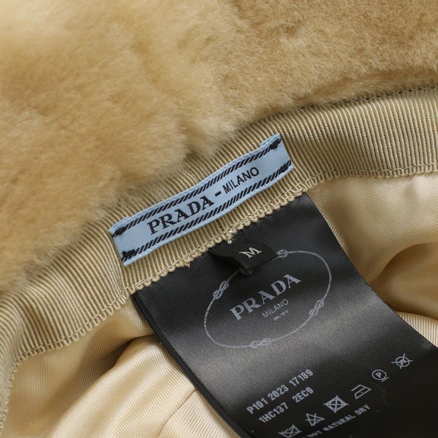 PRADA プラダ ハット 1HC137 2EC9 F0379 MONTONE ユニセックス ベージュの画像