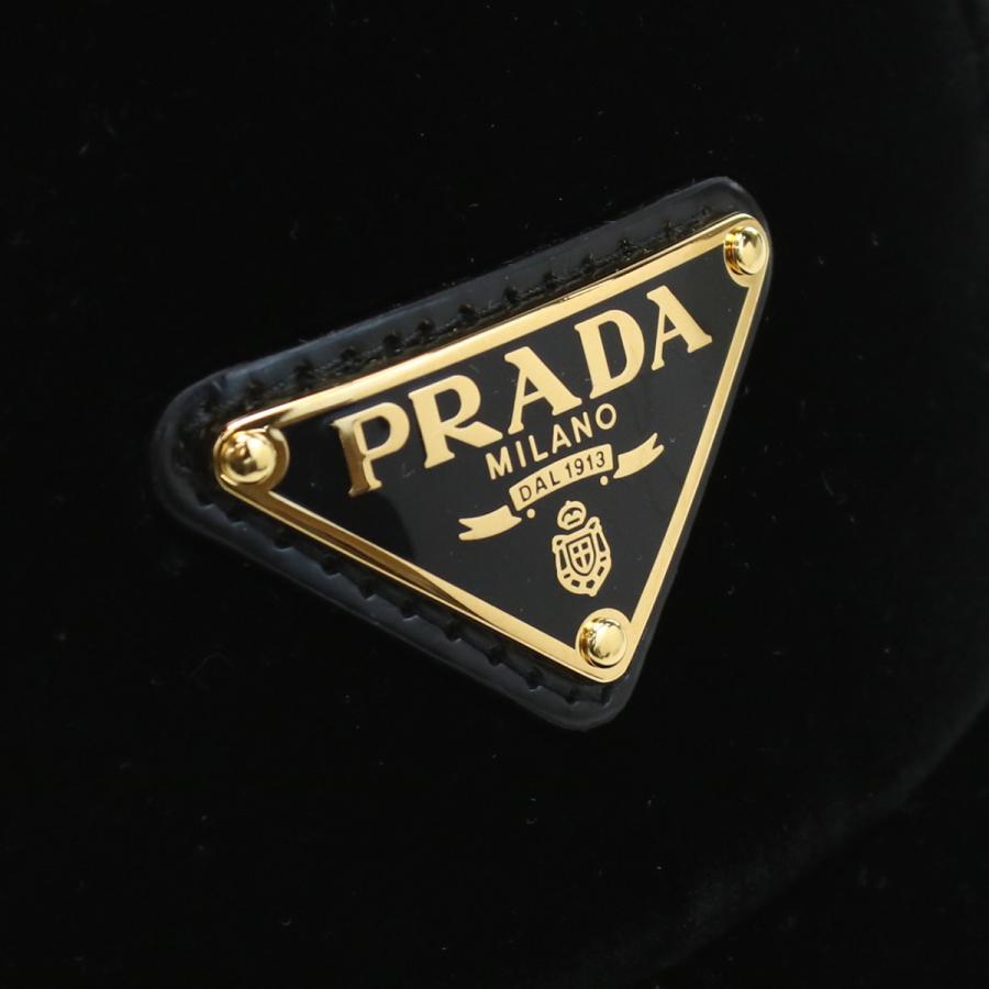 PRADA レディース ベルベット ベースボールキャップ 1HC336 068 PRADA レディース ベルベット ベースボールキャップ 1HC336 068