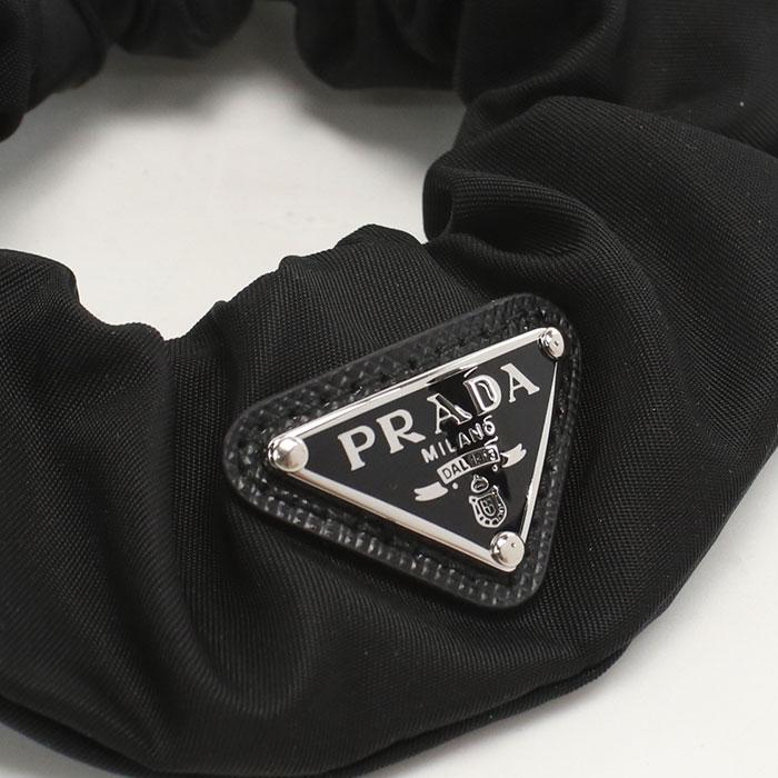 PRADA プラダ シュシュ 1IF015 2DMI F0002 レディース ブラック 爆買の画像