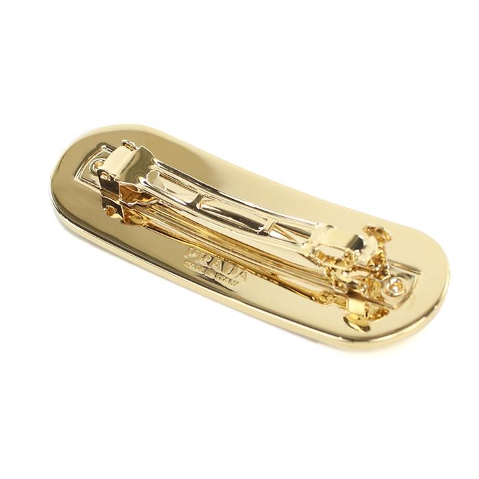PRADA プラダ バレッタ 1IF022 2BA6 F0632 レディース ブラック 爆買の画像