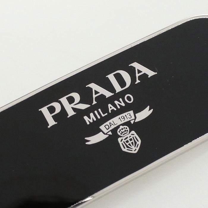 PRADA プラダ バレッタ 1IF022 2BA6 F0002 レディース ブラック 爆買の画像