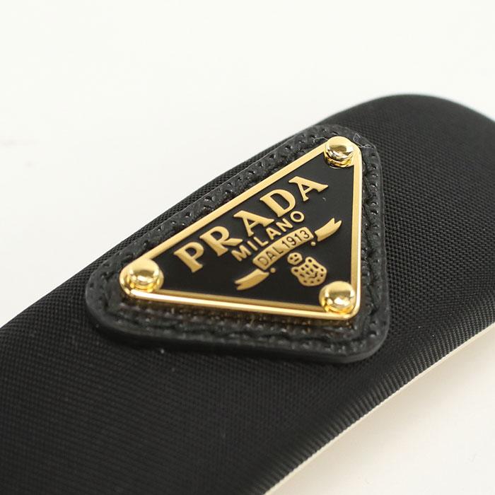 PRADA プラダ バレッタ 1IF129 2DMI F0632 レディース ブラック 爆買の画像