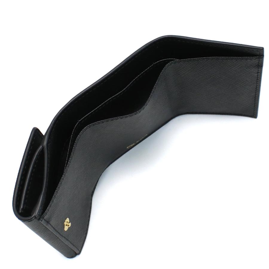 【新品✨】PRADA サフィアーノトライアングル 長財布 希少 ブラック 現行 ブラック サフィアーノトライアングル 財布 | PRADA