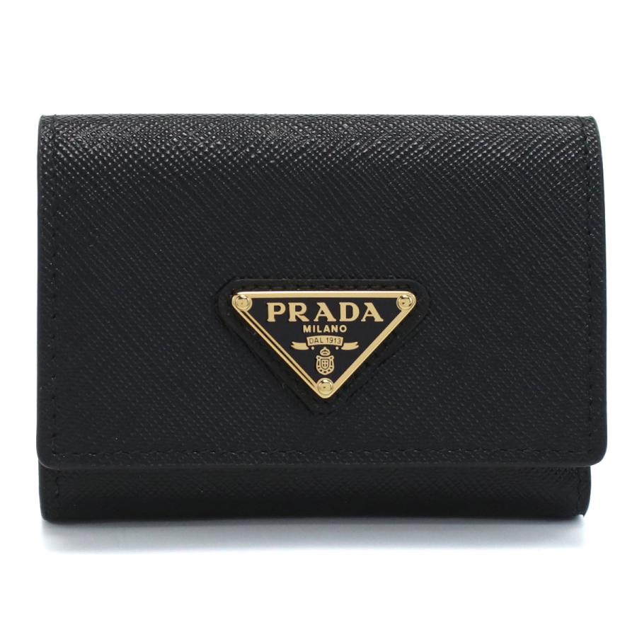 PRADA（プラダ） 三折財布小銭入付き 1MH042 QHH F0002 レディース
