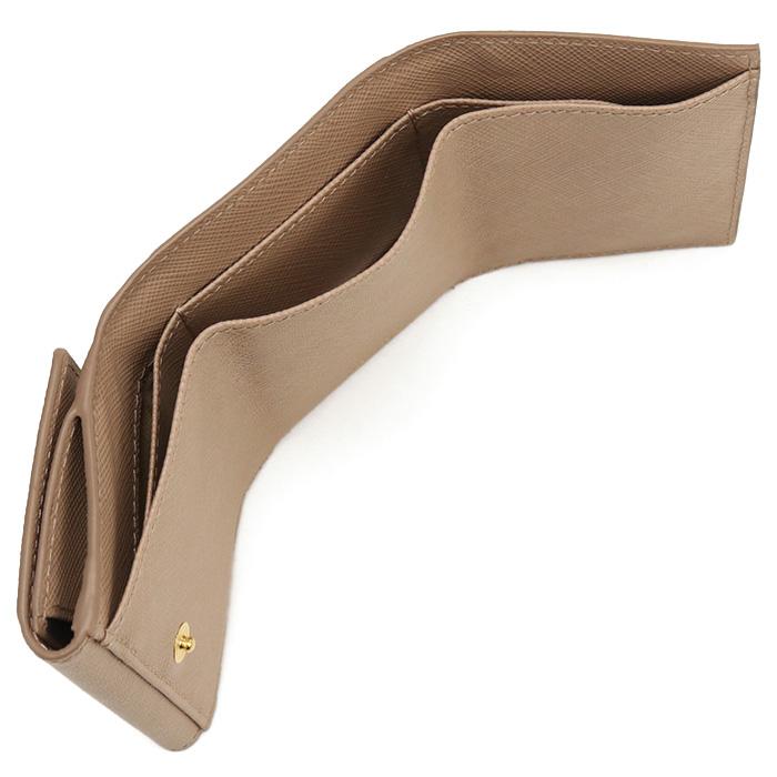 PRADA（プラダ） 三折財布小銭入付き 1MH042 QHH F0236 レディース