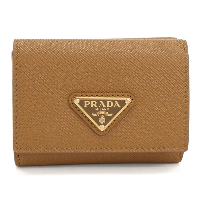 PRADA（プラダ） 三折財布小銭入付き 1MH042 QHH F03BH レディース