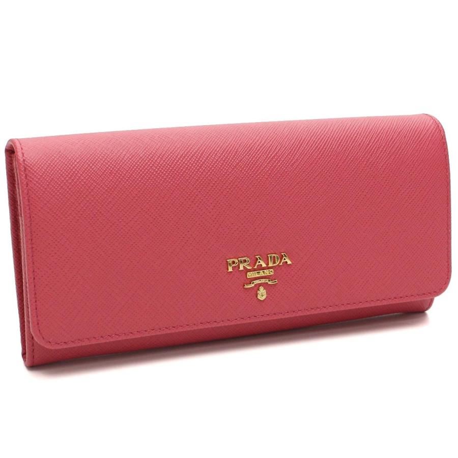 プラダ Prada 財布 二つ折り 長財布 小銭入れ付き 1mh132 Qwa F0505 Peonia ピンク系 レディース ブランド財布 サフィアーノ メタル Pra1mh13212 ビッグヒット Yahoo 店 通販 Yahoo ショッピング