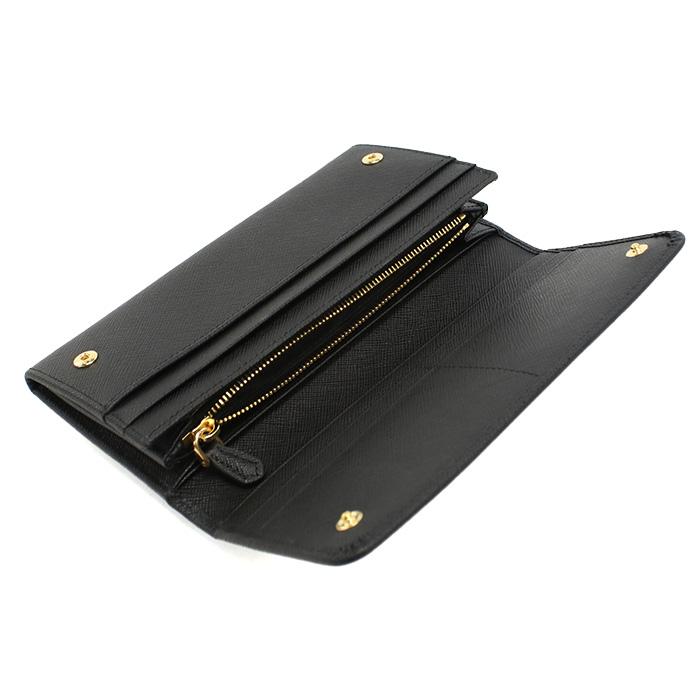 PRADA プラダ 長財布ニ折小銭入付き 1MH132 QHH F0002 レディース 爆買の画像