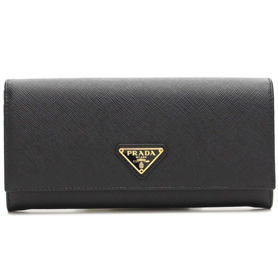 PRADA プラダ 長財布ニ折小銭入付き 1MH132 QHH F0002 レディース 爆買の画像