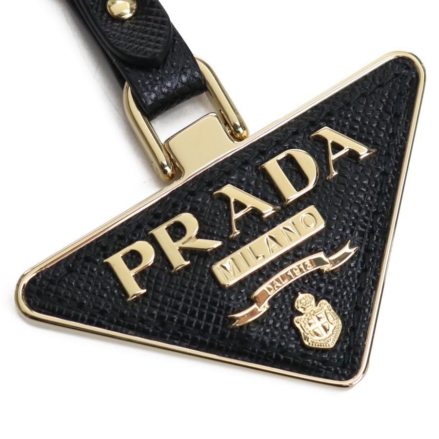 PRADA プラダ サフィアーノレザー キーリング 1PP128 053 F0002 NERO ブラック 爆買の画像