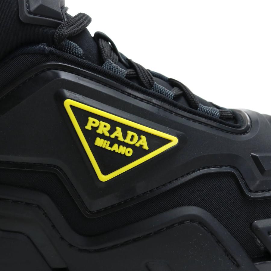 プラダ PRADA メンズ スニーカー 2EG314 3LCW F0K8G ブラック メンズ 