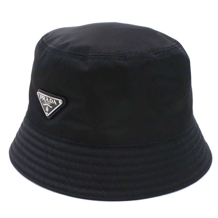 【父の日】PRADA プラダ ハット 2HC137 2DMI F0002 メンズ ブラック 爆買の画像