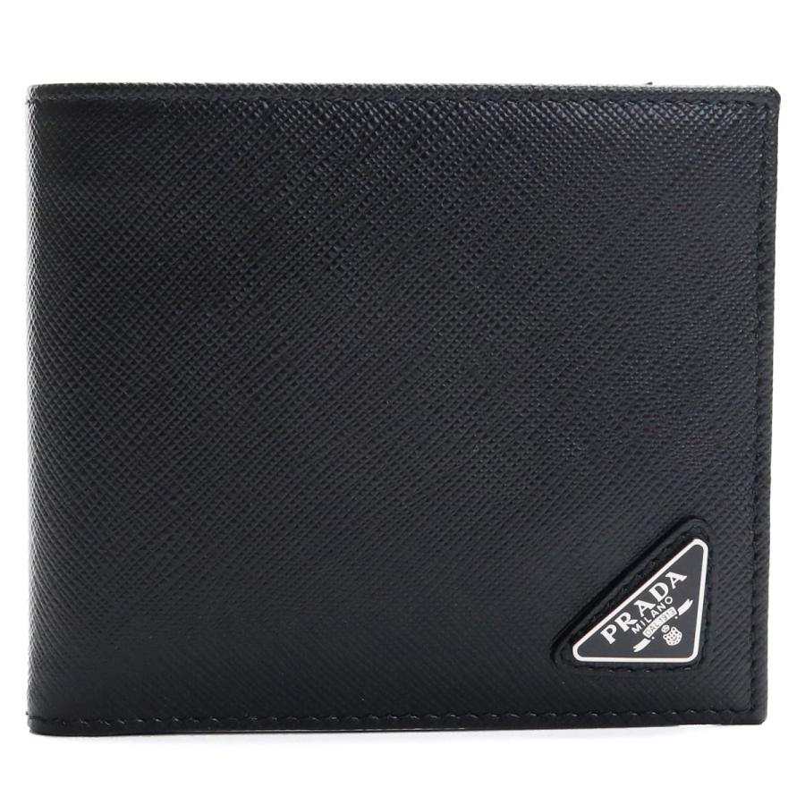 PRADA プラダ 二折財布小銭入付き 2MO738 QHH F0002 メンズの画像