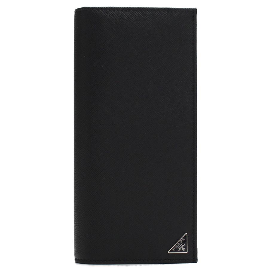 PRADA プラダ 長財布ニ折小銭入付き 2MV836 QHH F0002 メンズの画像