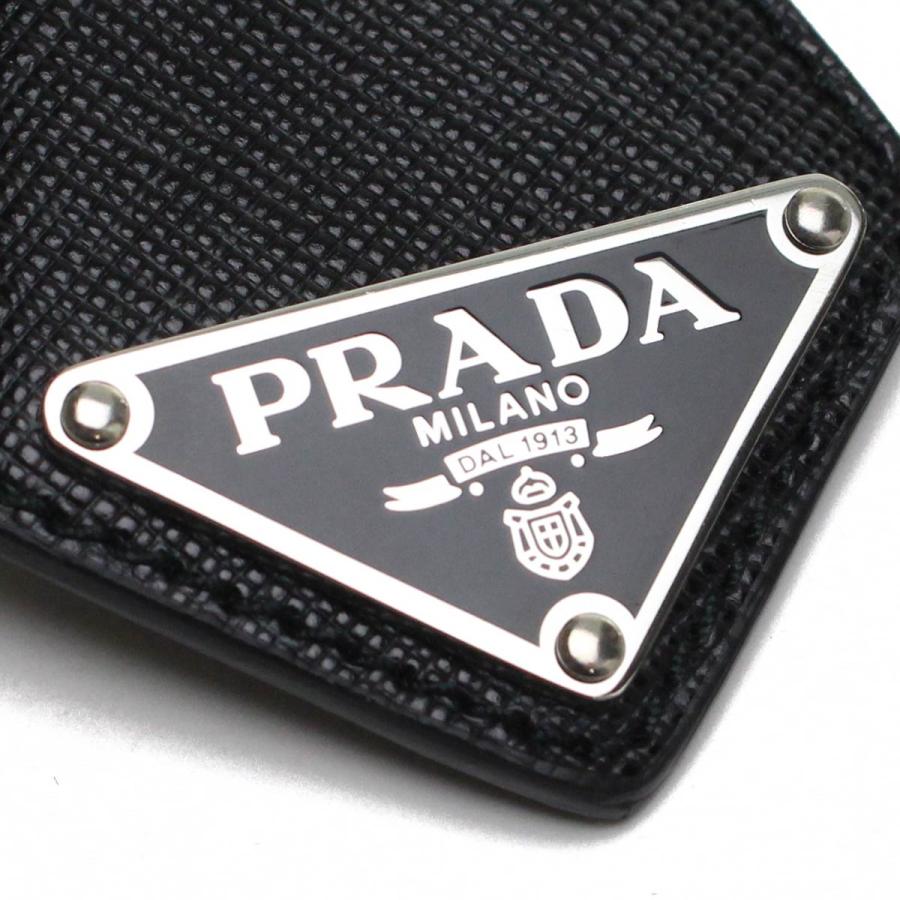 PRADA プラダ キーリング 2PP041 053 F0002 ユニセックス ブラック
