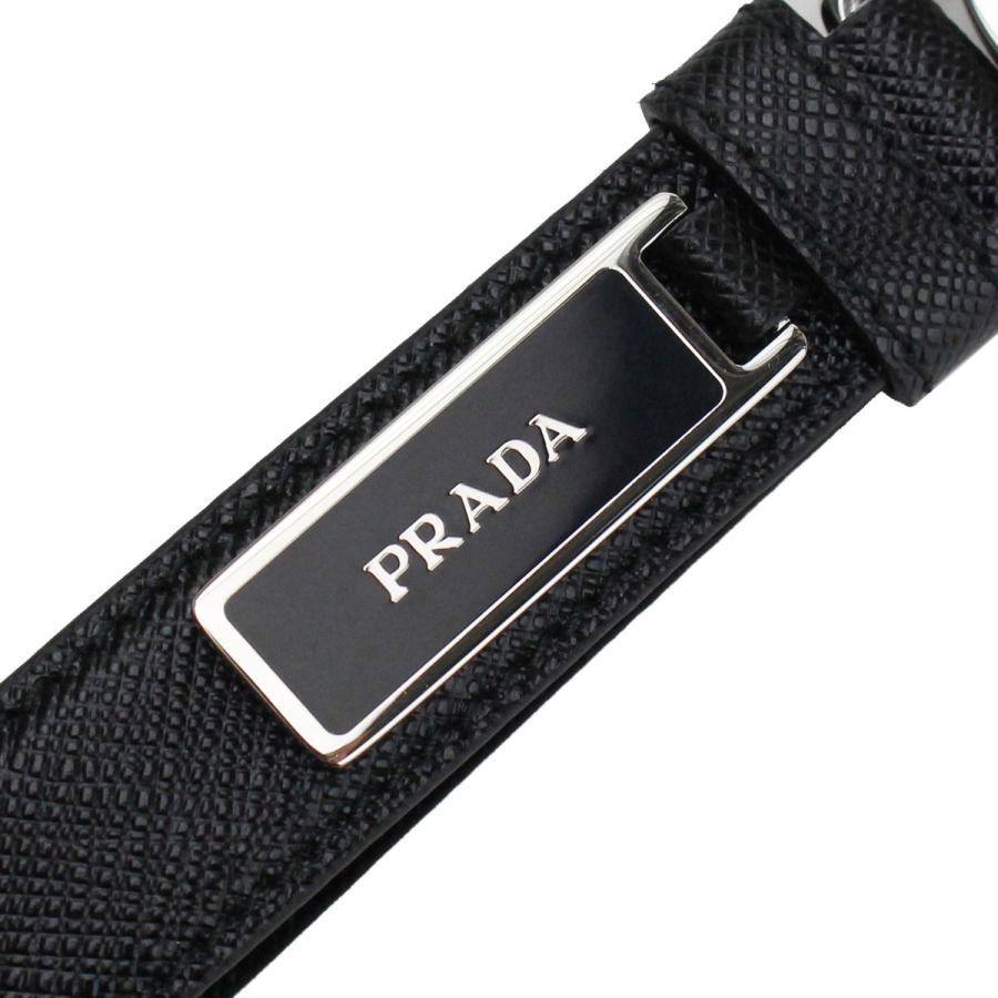 プラダ PRADA サフィアーノ キーリング 2PP709 053 F0002 NERO ブラック メンズ new-06 母の日｜bighit｜02