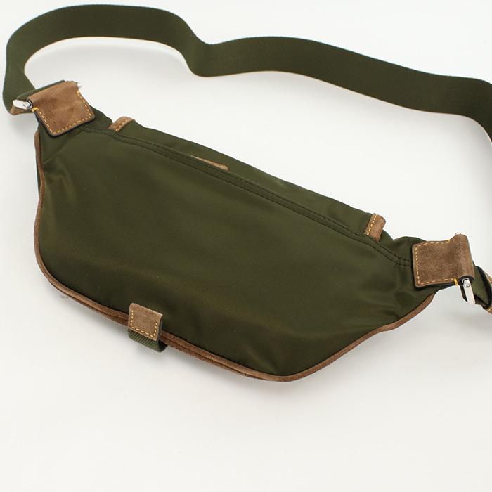 PRADA（プラダ） Re-Nylonスエードベルトバッグ ボディバッグ 2VH176