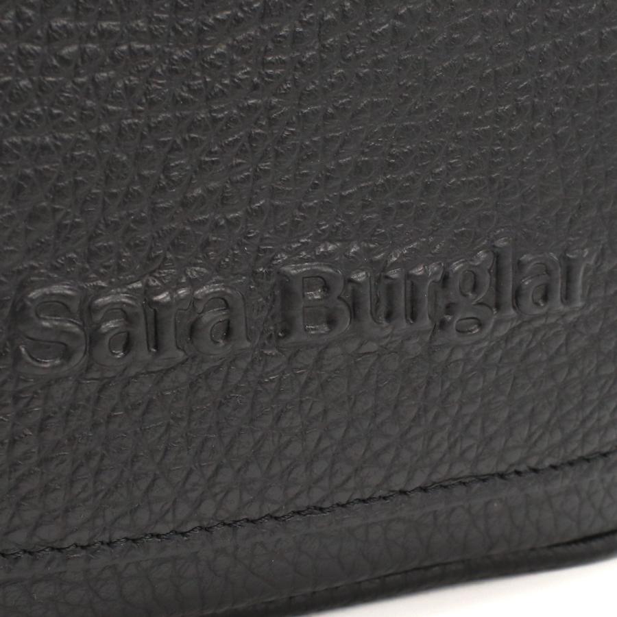 Sara Burglar 斜め掛け ショルダーバッグ ブランド ロゴ 916 NERO  