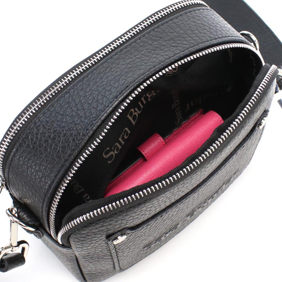 Sara Burglar 斜め掛け ショルダーバッグ ブランド ロゴ 916 NERO  