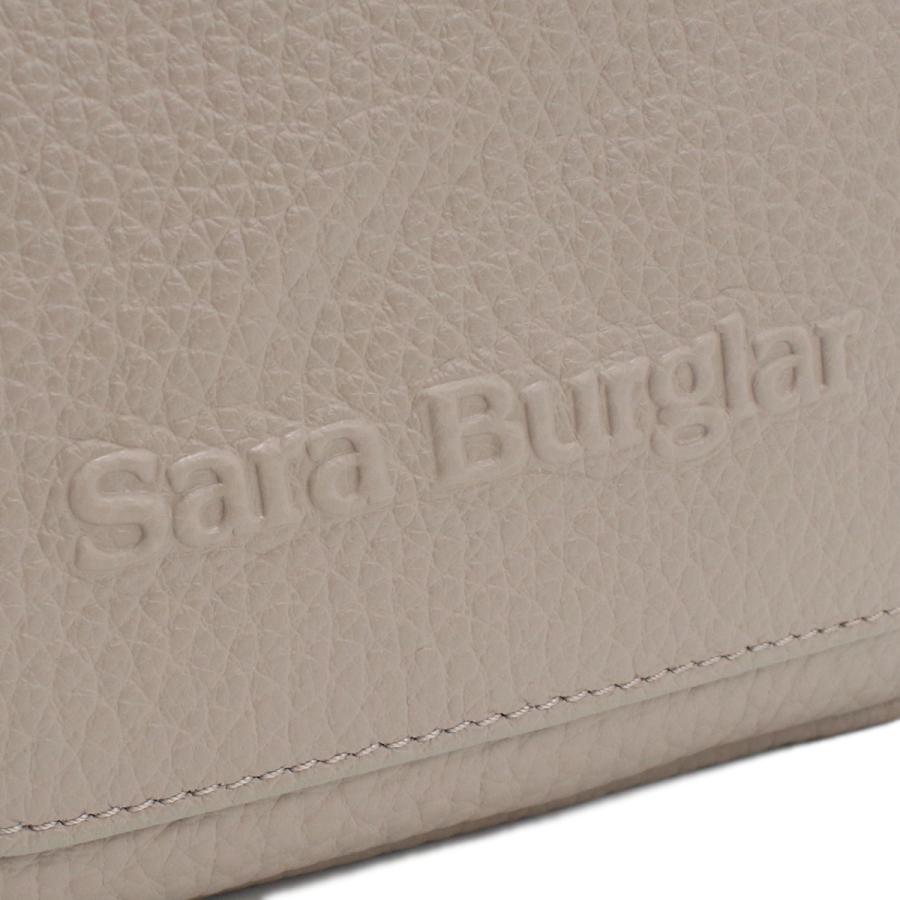 Sara Burglar 斜め掛け ショルダーバッグ ブランド ロゴ 916 TAUPE  