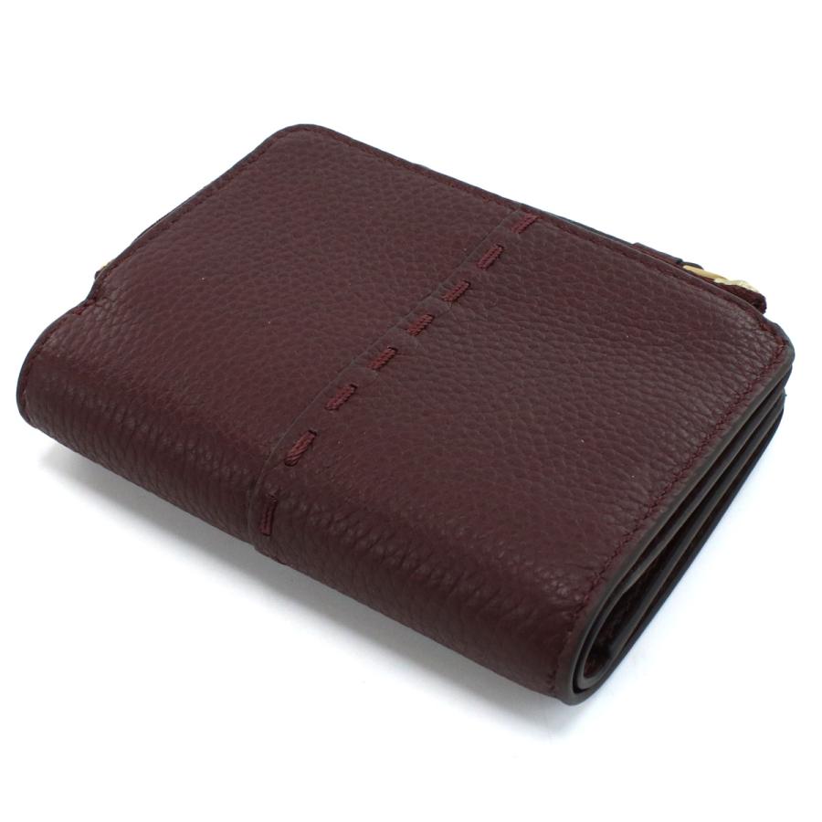 トリーバーチ TORY BURCH MCGRAW 二折財布小銭入付き ブランド 148751　500 WINE ボルドー系 wallet-01｜bighit｜06