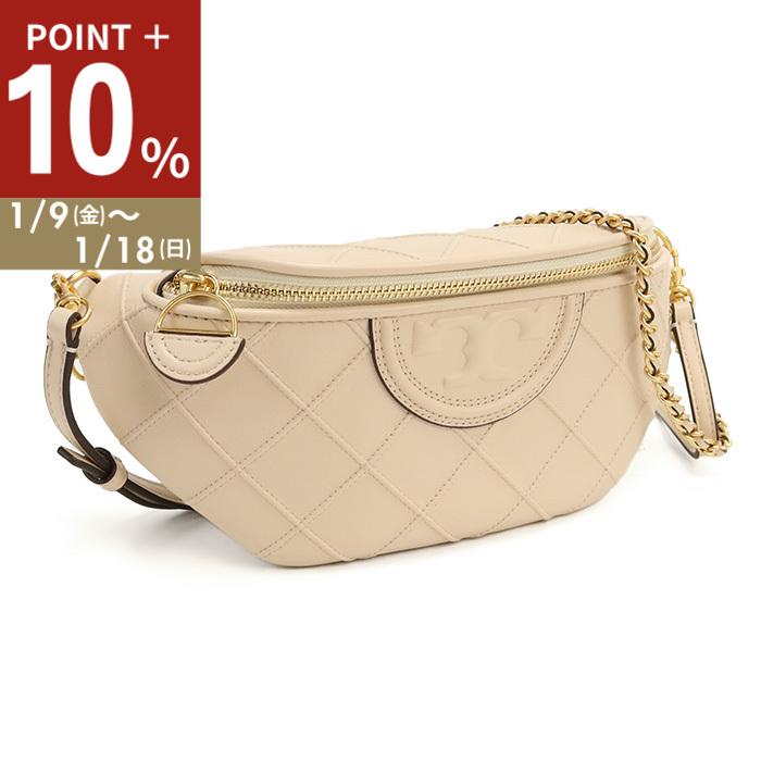 Tory Burch トリーバーチ ボディバッグ 160132 122 FLEMING NEW BELT BAG レディース ホワイト TORY BURCH（トリーバーチ） ボディバッグ 160132 122 FLEMING NEW