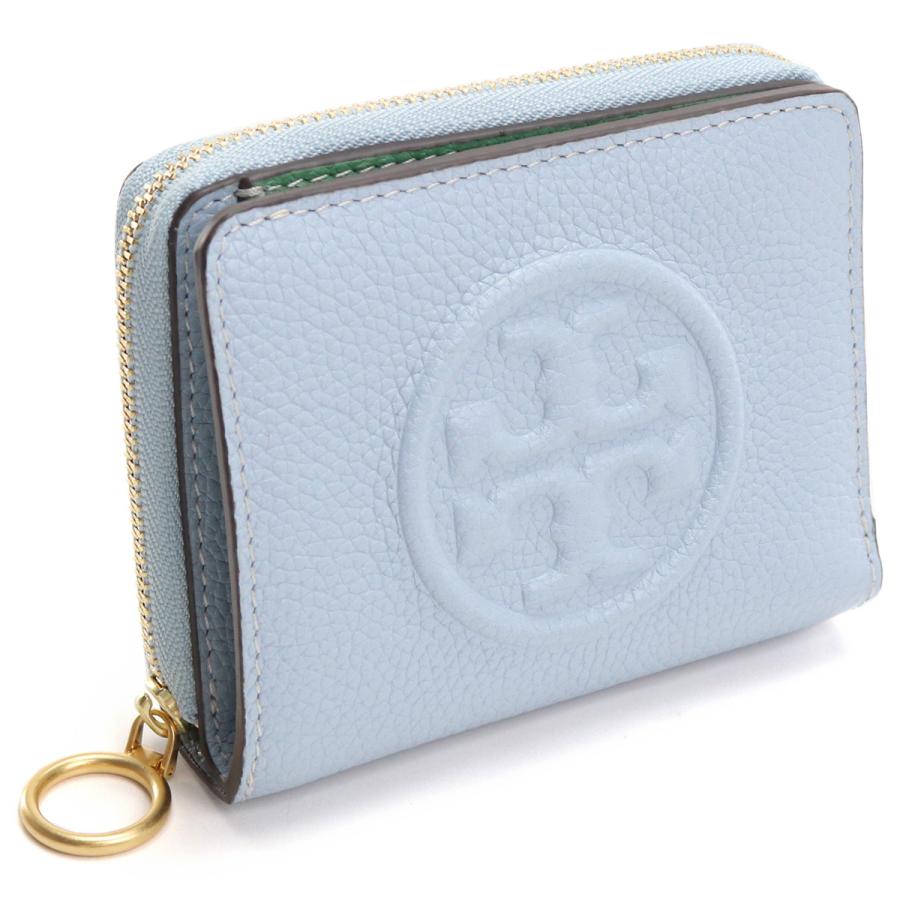 トリーバーチ Tory Burch Perry 2つ折り財布 ブランド財布 ブランドミニ財布 コンパクト財布 ミニ財布 409 Icicle ブルー系 Gsw 2 Tob ビッグヒット Yahoo 店 通販 Yahoo ショッピング