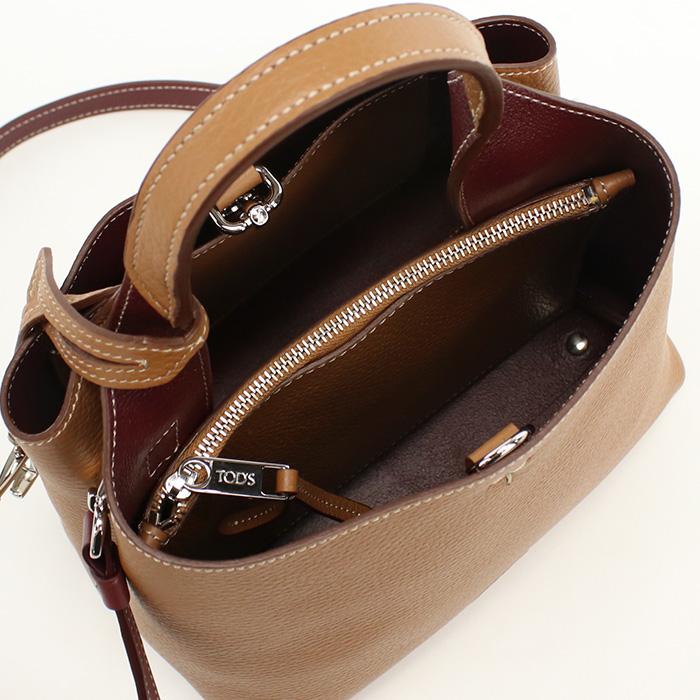 TOD'S トッズ トートバッグ XBWAPAA9100 QNK 9P13 レディース ブラウン