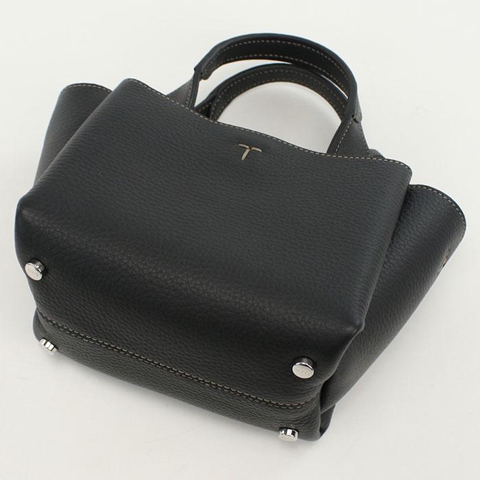 TOD'S トッズ Tタイムレス レザー ハンドバッグ マイクロ XBWAPAFL000