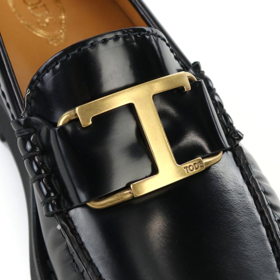 TOD'S トッズ ローファー XXW54K0HN90 SHA B999 レディース ブラック