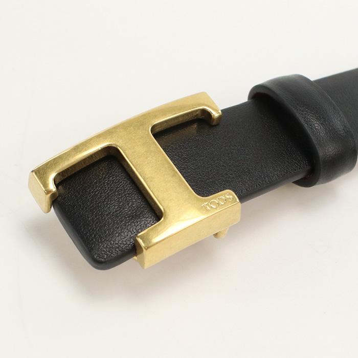 TOD'S トッズ ベルト XCWTSB30100 RBR 6O77 レディース ブラック
