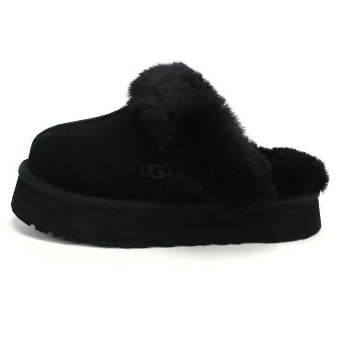 UGGアグ ディスケット ロゴ入り 22cm ブラック UGG（アグ） UGG DISQUETTE ディスケット スリッポン レディース