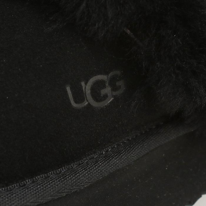 UGGアグ ディスケット ロゴ入り 22cm ブラック UGG（アグ） UGG DISQUETTE ディスケット スリッポン レディース