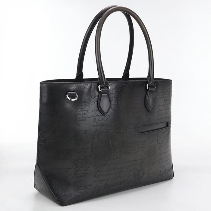 中古良品 Berluti ベルルッティ トートバッグ トゥジュール スクリット  