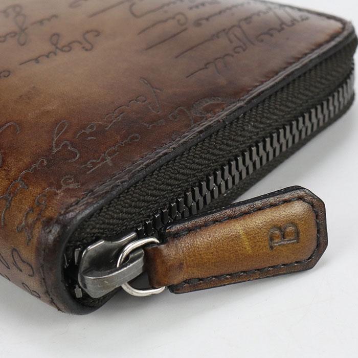中古 Berluti ベルルッティ 長財布ラウンドファスナー スクリット