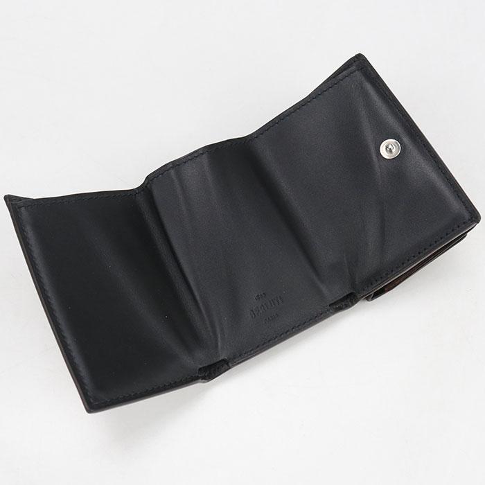 中古良品 Berluti ベルルッティ 三つ折り財布 フラップコンパクト