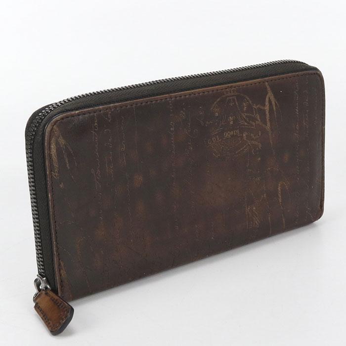 中古良品 Berluti ベルルッティ 長財布ラウンドファスナー ロング