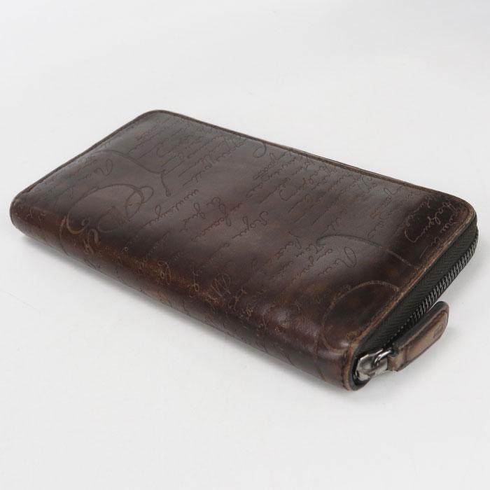 中古良品 Berluti ベルルッティ 長財布ラウンドファスナー ロング