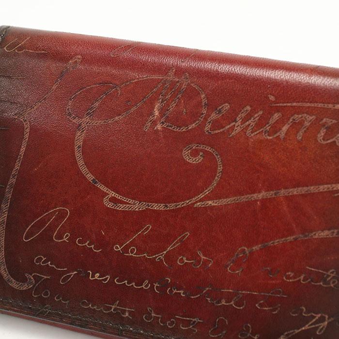 中古良品 Berluti ベルルッティ 名刺入れ メンズ ブラウン : ビッグ