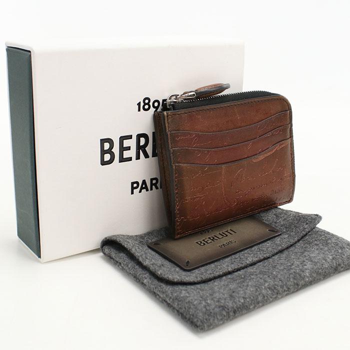 中古良品 Berluti ベルルッティ 小銭入れ メンズ ブラウン : ビッグ