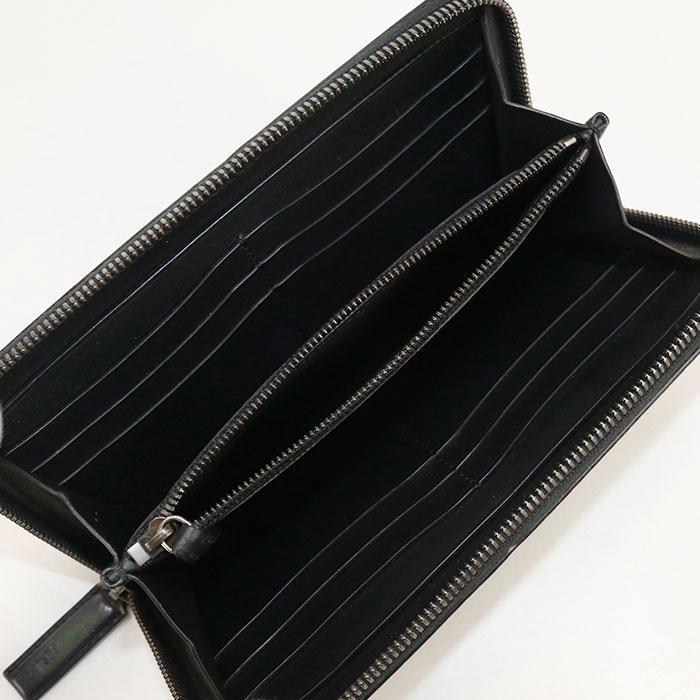 中古良品 Berluti ベルルッティ 長財布ラウンドファスナー イタウバ