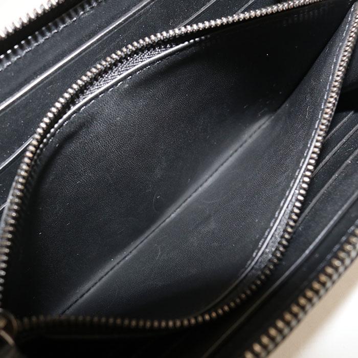 中古良品 Berluti ベルルッティ 長財布ラウンドファスナー イタウバ