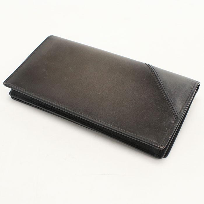 中古良品 Berluti ベルルッティ 長財布ニ折小銭入付き フラップ ロング
