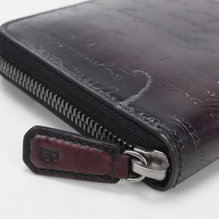中古良品 Berluti ベルルッティ 長財布ラウンドファスナー メンズ 